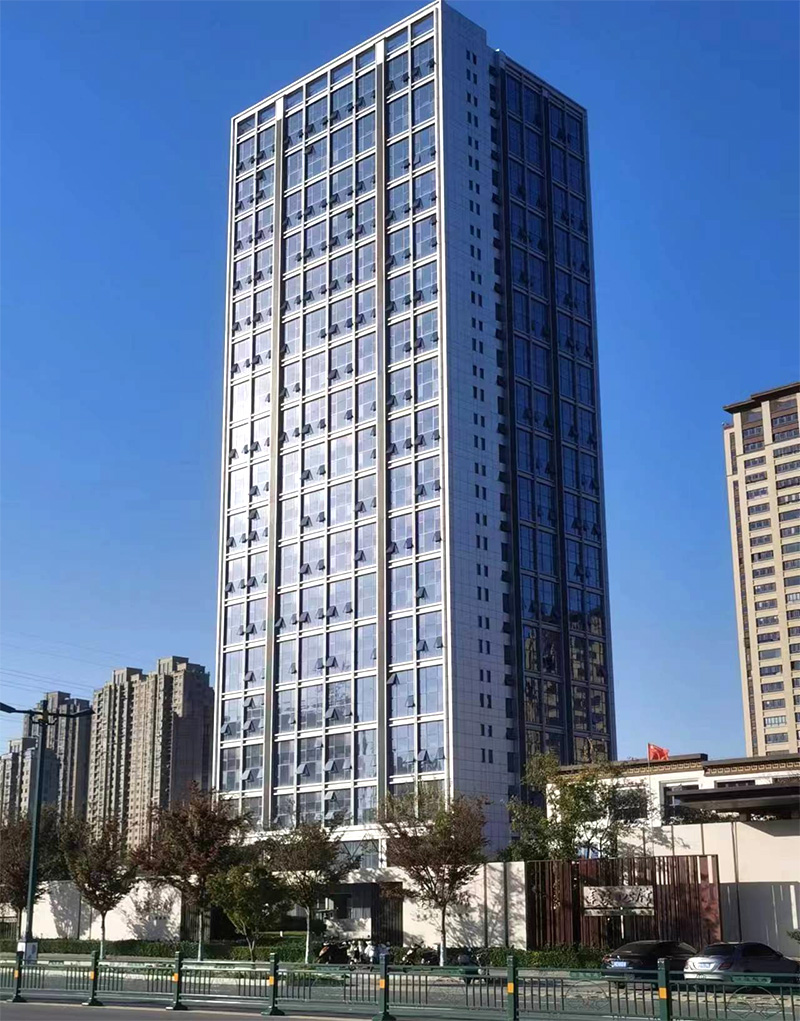 蓮溪公館20#樓外立面幕墻工程